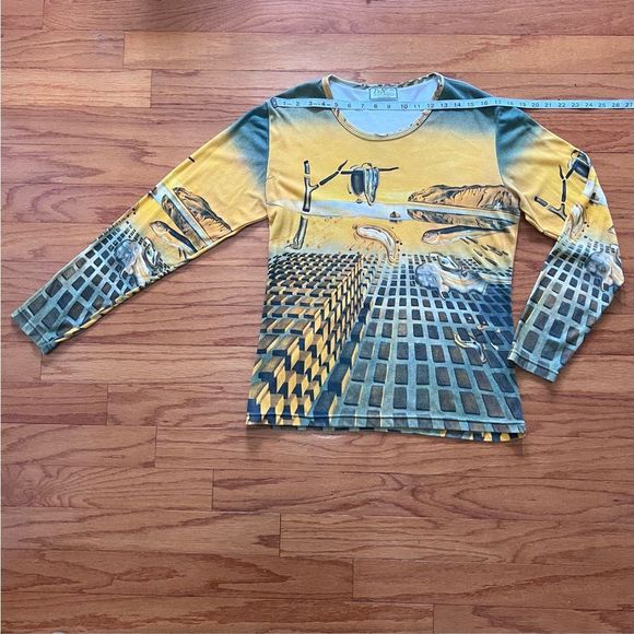 P & N The East’s Enlightened—SALVADOR DALI "The Persistence of Memory" long slee - Picture 4 of 8